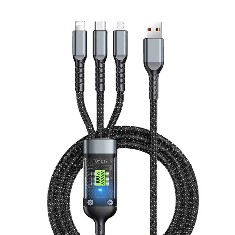 Chargeur smartphone 3 en 1