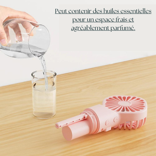 Mini ventilateur humidificateur
